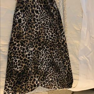 Leopard A&F wrap skirt Size Small